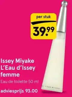 Etos Issey Miyake L'Eau d'Issey femme aanbieding
