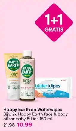 DA Happy Earth en Waterwipes aanbieding