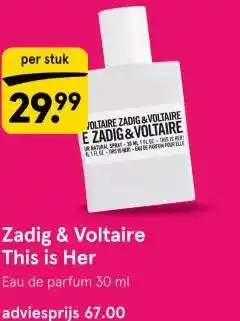 Etos Zadig & Voltaire This is Her aanbieding