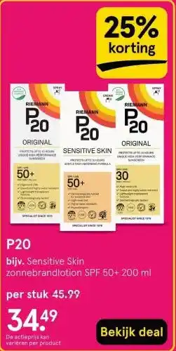 Etos P20 aanbieding