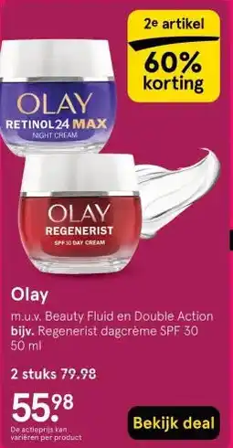 Etos Olay aanbieding