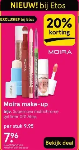 Etos Moira make-up aanbieding