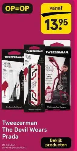 Etos Tweezerman The Devil Wears Prada aanbieding