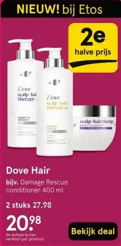 Etos Dove Hair aanbieding