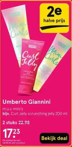 Etos Umberto Giannini aanbieding