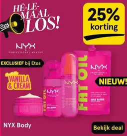 Etos NYX Body aanbieding