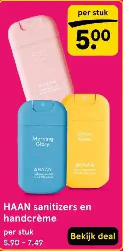 Etos HAAN sanitizers en handcrème aanbieding