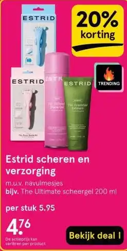 Etos Estrid scheren en verzorging aanbieding