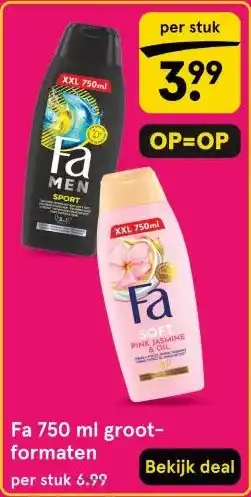 Etos Fa 750 ml groot- formaten aanbieding