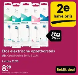 Etos Etos elektrische opzetborstels aanbieding