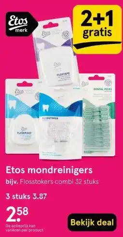 Etos Etos mondreinigers aanbieding