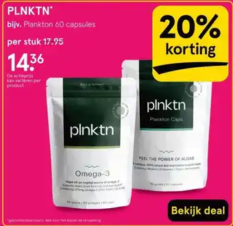 Etos PLNKTN' aanbieding