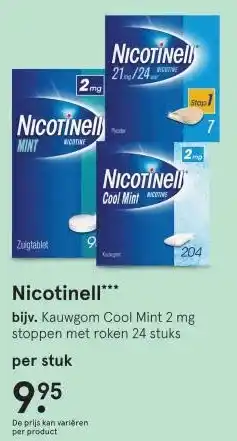 Etos Nicotinell aanbieding