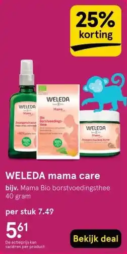 Etos WELEDA mama care aanbieding