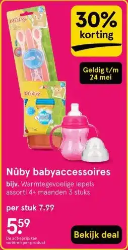 Etos Nuby babyaccessoires aanbieding