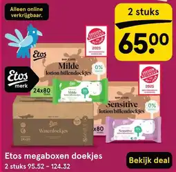 Etos Etos megaboxen doekjes aanbieding