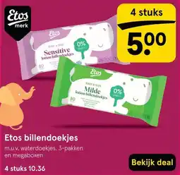 Etos Etos billendoekjes aanbieding