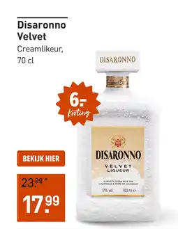 Gall & Gall Disaronno Velvet aanbieding
