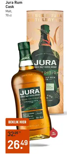 Gall & Gall Jura Rum Cask aanbieding
