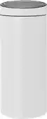 Coolblue Brabantia Touch Bin 30 Liter White aanbieding