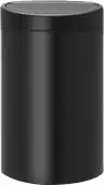 Wehkamp Brabantia Touch Bin Prullenbak - 40 l - Matt Black aanbieding