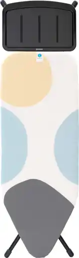 Coolblue Brabantia Strijkplank C 124 x 45 cm Spring Bubbles aanbieding
