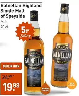 Gall & Gall Balnellan Highland Single Malt of Speyside aanbieding