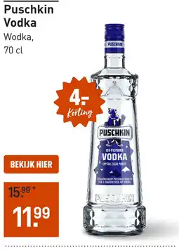 Gall & Gall Puschkin Vodka aanbieding