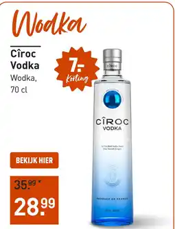 Gall & Gall Cîroc Vodka aanbieding
