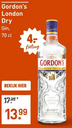 Gall & Gall Gordon's London Dry aanbieding