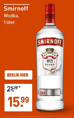 Gall & Gall Smirnoff aanbieding