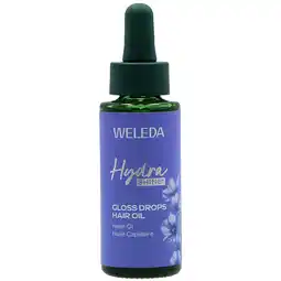 Holland & Barrett Online deals | Weleda Hydra Shine Gloss Drops Haarolie - 30ml aanbieding