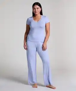 Hunkemoller Hunkemöller Pyjamaset Nanna Blauw aanbieding