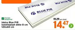 GAMMA Idelco Blue PIR isolatieplaat dikte 8 cm 120x60 cm aanbieding