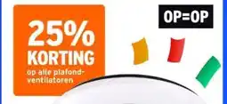 GAMMA op alle plafond- ventilatoren aanbieding