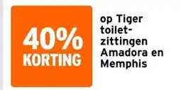 GAMMA op Tiger toilet- zittingen Amadora en Memphis aanbieding