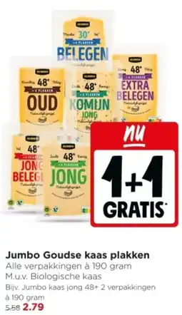Jumbo Jumbo Goudse kaas plakken aanbieding