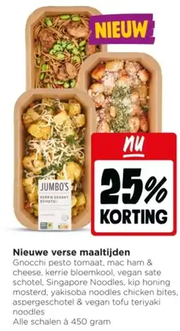 Jumbo Nieuwe verse maaltijden aanbieding