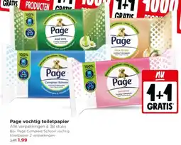 Jumbo Page vochtig toiletpapier aanbieding