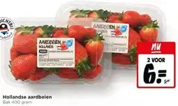 Jumbo Hollandse aardbeien aanbieding