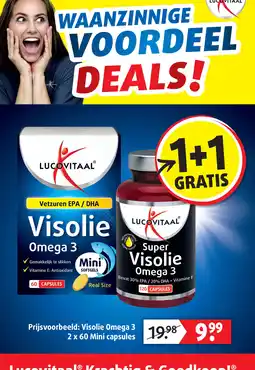 Lucovitaal Visolie Omega 3 aanbieding