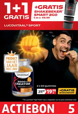Lucovitaal Lucovitaal® sport 3000 mg creatine aanbieding