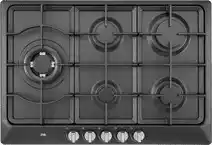 Bol.com ETNA KG775ZTA - Gaskookplaat - met Wokbrander - 75 cm - Mat Zwart aanbieding