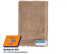 Action Baddoek Rib aanbieding