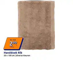 Action Handdoek Rib aanbieding