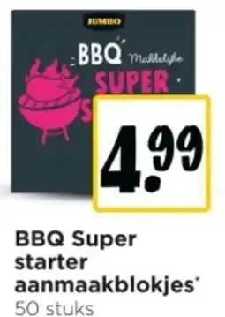 Jumbo BBQ Super starter aanmaakblokjes aanbieding