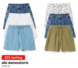 HEMA Alle damesshorts aanbieding