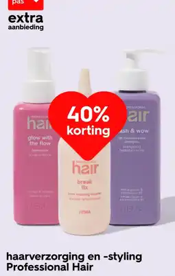 HEMA Haarverzorging en styling Professional Hair aanbieding