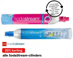 HEMA Alle SodaStream-cilinders aanbieding