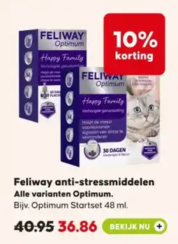 Pets Place Feliway anti-stressmiddelen aanbieding